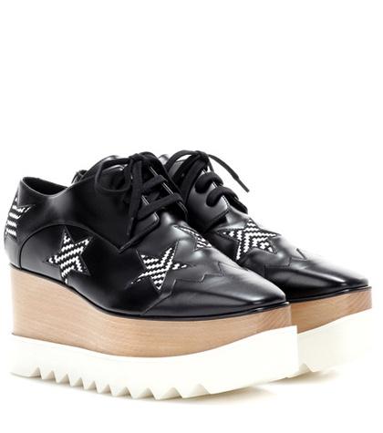 Prada Elyse Star Platform Derby Shoes