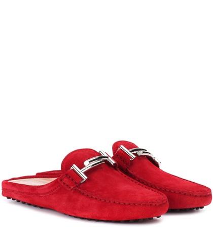 Balmain Suede Slippers