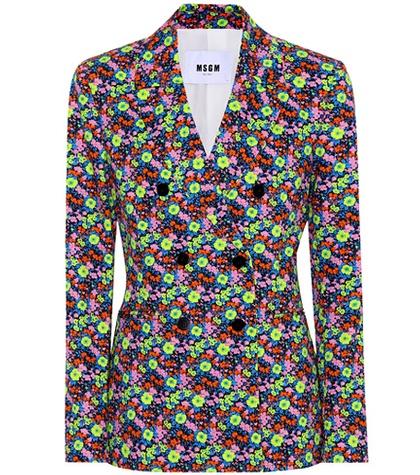 Rag & Bone Floral-printed Cotton Blazer