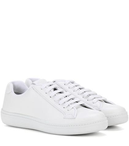 Oscar De La Renta Mirfield Leather Sneakers