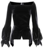 Jimmy Choo Wicklow Velvet Top