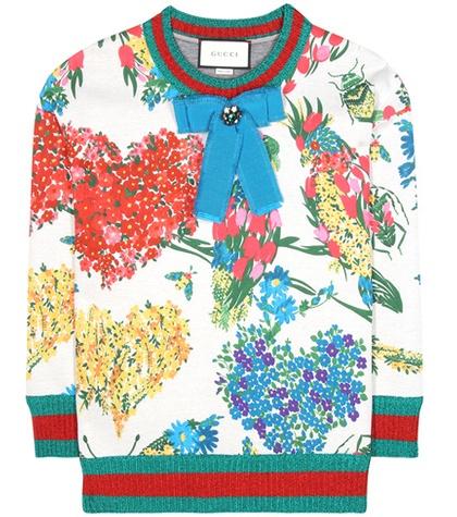 Gucci Embellished Cotton Sweater