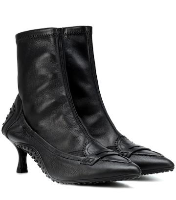 Tod's X Alessandro Dell'acqua Leather Ankle Boots