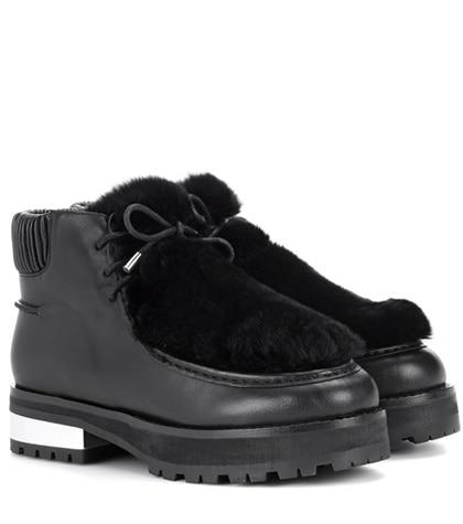 Opening Ceremony Duke Leather Ankle Boots