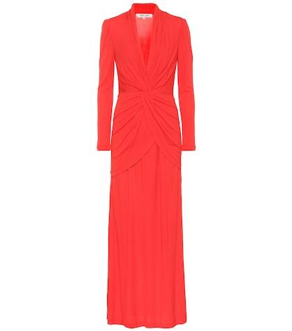 Diane Von Furstenberg Stacia Crêpe Maxi Dress
