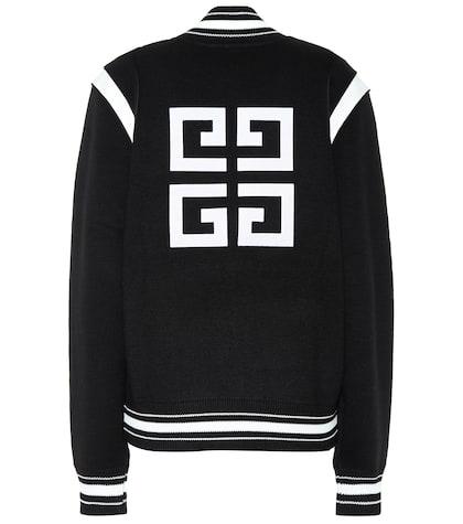 Givenchy Knitted Wool Varsity Jacket