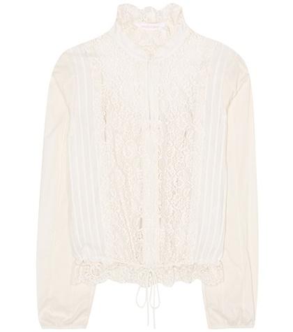 Dolce & Gabbana Lace-panelled Blouse