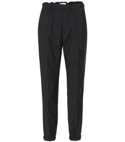 Prada Mohair And Wool-blend Pants