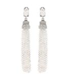 Church's Crystal Tassel Clip-on Earrings