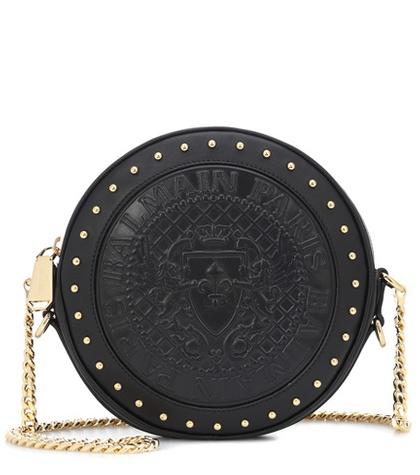 Magda Butrym Disco Embossed Leather Shoulder Bag