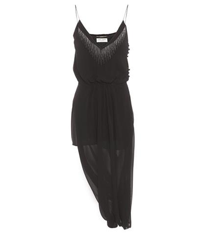 Saint Laurent Sleeveless Silk Dress