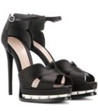 Stella Mccartney Satin Platform Sandals