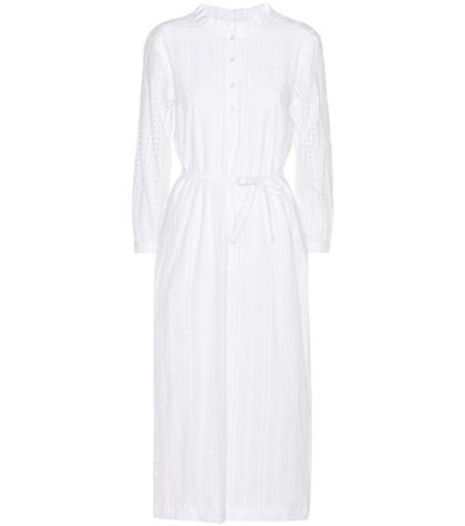 A.p.c. Katie Embroidered Cotton Dress
