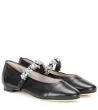 Dorothee Schumacher Embellished Leather Ballerinas