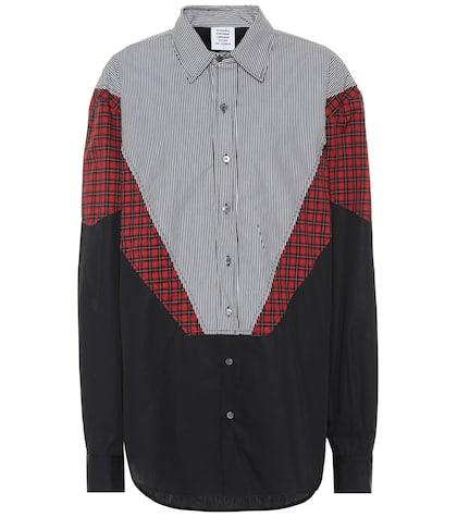 Aquazzura Patchwork Cotton Shirt