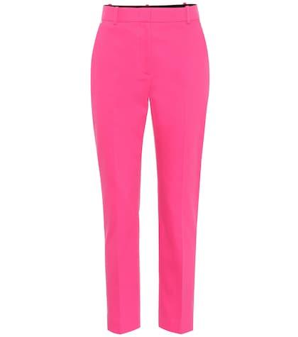 Emilio Pucci Stretch-cotton Straight Pants