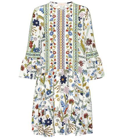 Mansur Gavriel Daphne Printed Silk Dress