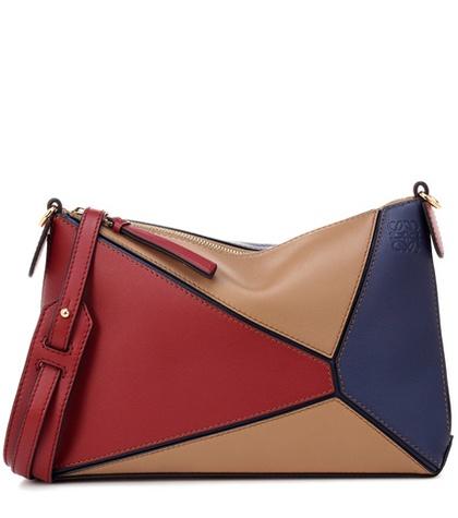 Loewe Puzzle Pochette Leather Shoulder Bag