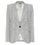 Alexander Mcqueen Houndstooth Wool Blazer