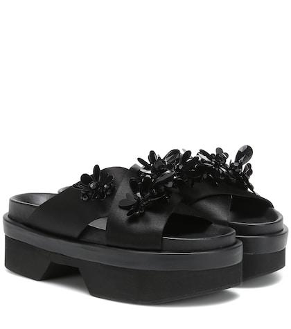 Simone Rocha Embellished Platform Sandals
