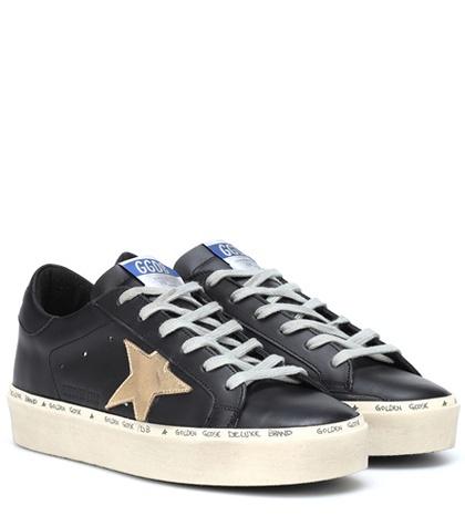 Golden Goose Deluxe Brand Hi Star Leather Sneakers