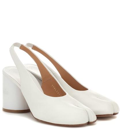 Dolce & Gabbana Tabi Leather Slingback Pumps