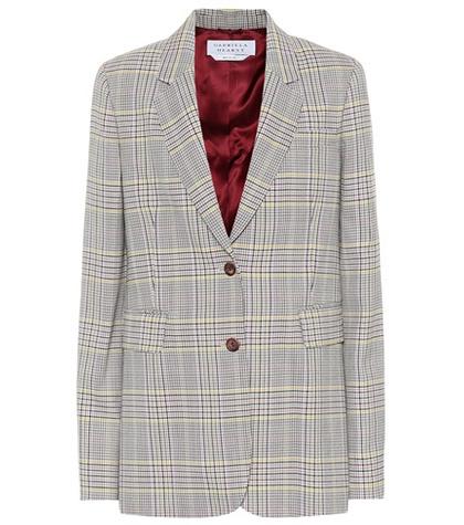 Gabriela Hearst Sophie Checked Wool Blazer