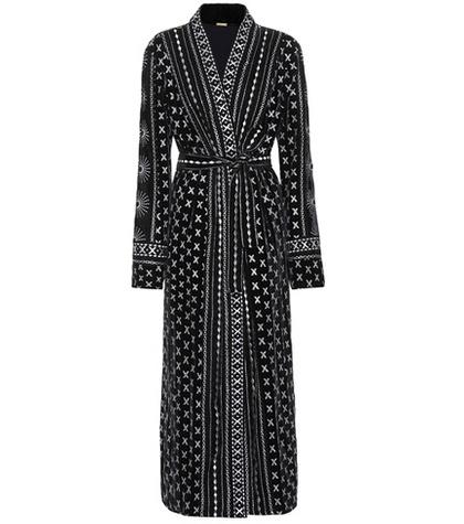 Dodo Bar Or Embroidered Velvet Coat