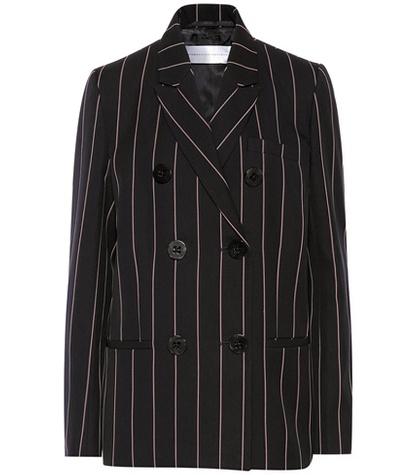 Victoria Victoria Beckham Double-breasted Cotton Blazer