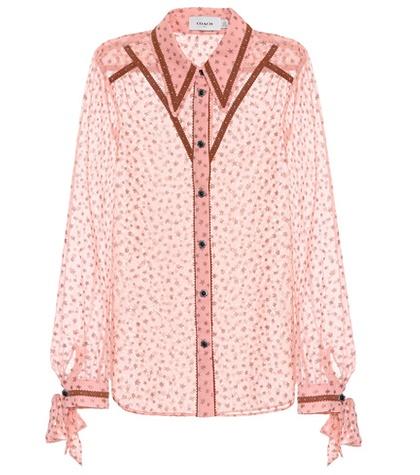 Balenciaga Printed Georgette Blouse
