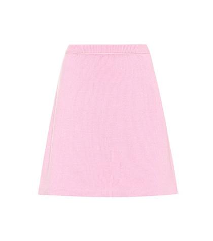 Miu Miu Cashmere Miniskirt