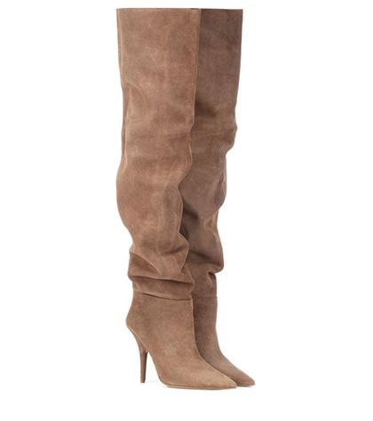 Yeezy Suede Over-the-knee Boots (season 7)
