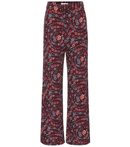 See By Chlo Floral Wide-leg Pants