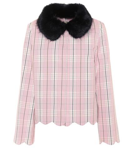Shrimps Plaid Cotton Jacket