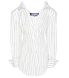 Jacquemus La Robe Meunier Striped Cotton And Linen Dress