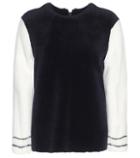 Ins & Marchal Adultere Dorena Shearling Jacket With Mink Sleeves