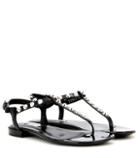 Y-3 Giant Stud Patent Leather Sandals