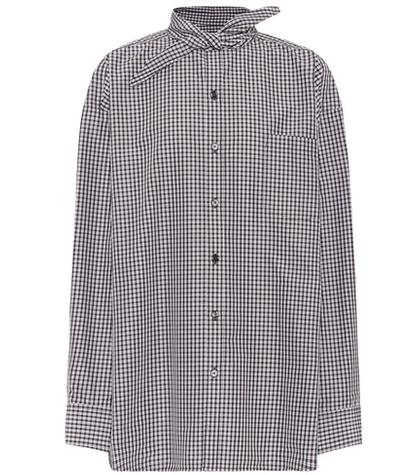 Pierre Hardy Cotton Elongated Collar Shirt