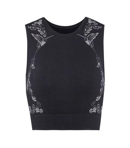 Lucas Hugh Hummingbird Crop Top
