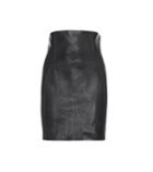 Saint Laurent High-waisted Leather Skirt