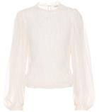 Ulla Johnson Chandra Silk-crepon Top