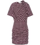 Isabel Marant, Toile Oria Draped Plaid Cotton Dress