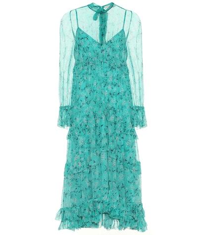 Zimmermann Moncur Floral Silk Dress