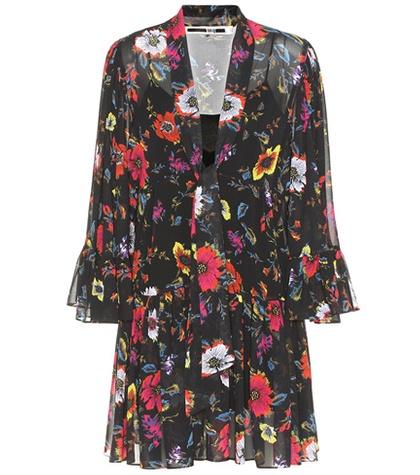 Mcq Alexander Mcqueen Printed Floral-mini Dress