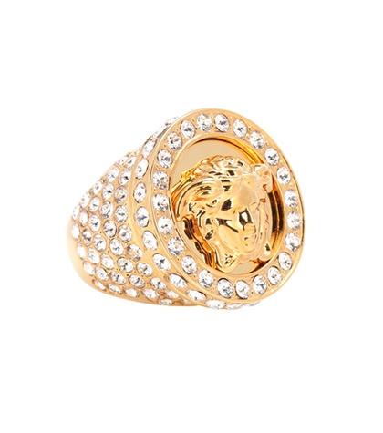 Jonathan Simkhai Crystal-embellished Medusa Ring