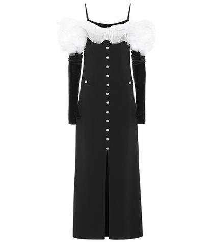 Alessandra Rich Off-the-shoulder Dress