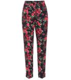 Chlo Floral-printed Cropped Trousers