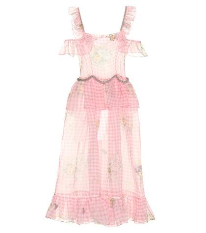 See By Chlo Off-the-shoulder Silk Dress