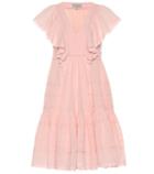 Temperley London Beaux Broderie Anglaise Cotton Dress