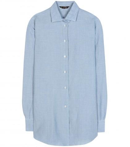 Loro Piana Kara Cotton And Linen-blend Shirt